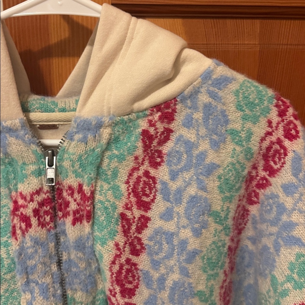 Fleece lined Free People Sweater - Picture 3 of 5